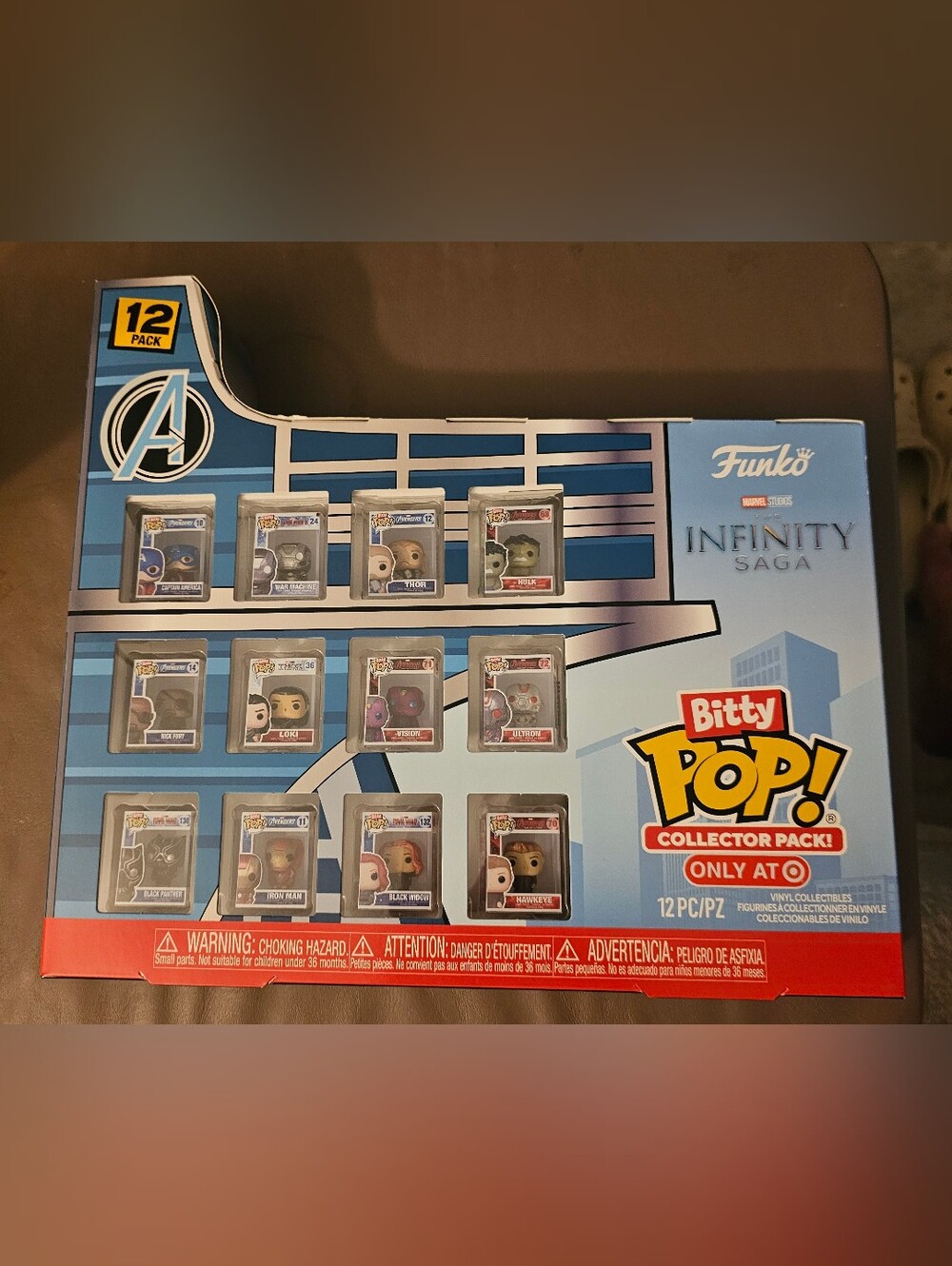 Funko Pop! Avengers Bitty Bundle - Blue Collector Display